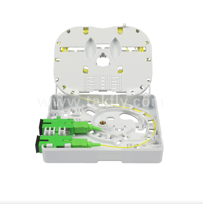 TKS-1806-02F Fiber Wall Outlet – Feeder Cable to Drop Cable Termination Point for FTTx Networks