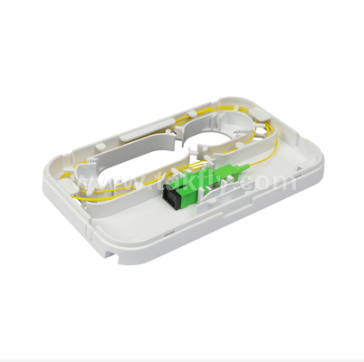 TKS-1806-01D Fiber Wall Outlet – 1-Port Termination for FTTH and Work Area Subsystems