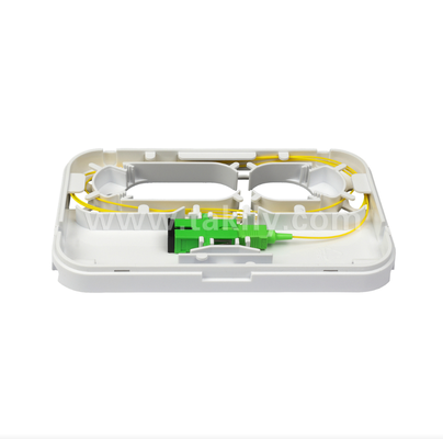TKS-1806-01D Fiber Wall Outlet – 1-Port Termination for FTTH and Work Area Subsystems
