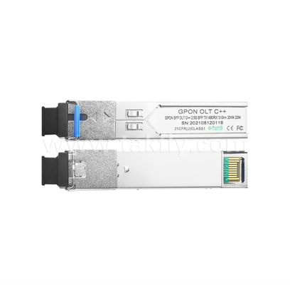 GP4321-3SCDC2x GPON OLT Class C++ SFP Transceiver – 2.5G/1.25G, 1490nm DFB, 1310nm APD-TIA, SC/UPC, 32dB+ Link Budget