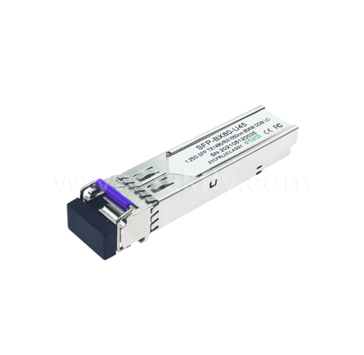 80km SFP BiDi Transceiver – 1.25G/1.063G Dual-Rate, 1490nm DFB, PIN, LC Simplex, Industrial Temperature Available