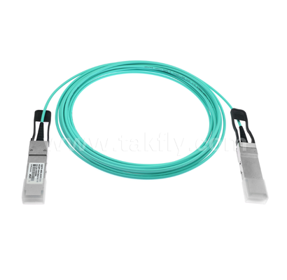 40G QSFP+ Active Optical Cable – 4-Channel Full-Duplex, 11.3Gbps per Lane, Low Power, Hot-Pluggable