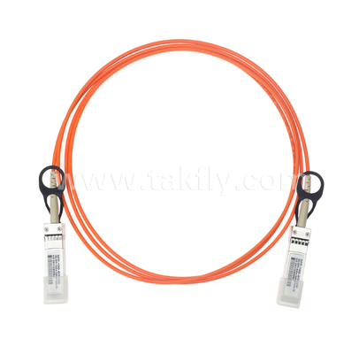 10G SFP+ Active Optical Cable (AOC) – 300m on OM3, 850nm VCSEL, Low Power <0.35W/end, SFP+ to SFP+ Short-Reach Interconnect