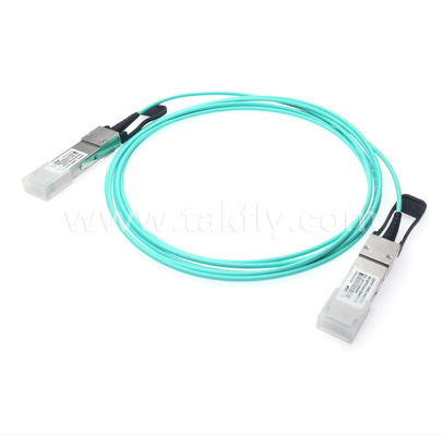 100G QSFP28 Active Optical Cable (AOC) – 4×25G, Up to 104Gbps, 3-70m, VCSEL Array, Low Power <3.5W, QSFP28 to QSFP28