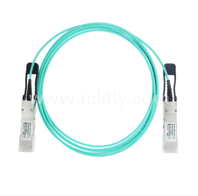100G QSFP28 Active Optical Cable (AOC) – 4×25G, Up to 104Gbps, 3-70m, VCSEL Array, Low Power <3.5W, QSFP28 to QSFP28