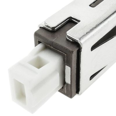 MU to MU simplex metal material connection fiber optic adapter