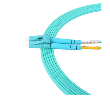 OM3 50/125um Fiber Patch Cord LC To LC Multimode 2.0mm Duplex Data Center Fiber Optic Cable