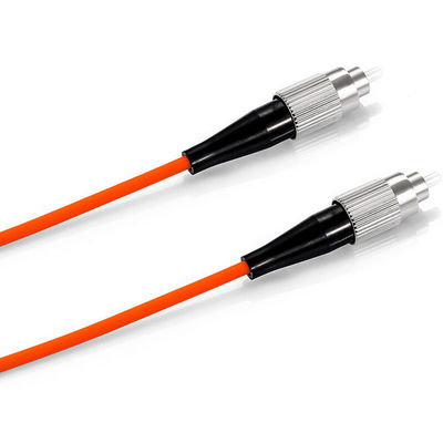 FC To FC OM1 62.5/125um 3.0mm Simplex Orange Multimode Fiber Optic Patchcord