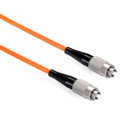 FC To FC OM1 62.5/125um 3.0mm Simplex Orange Multimode Fiber Optic Patchcord