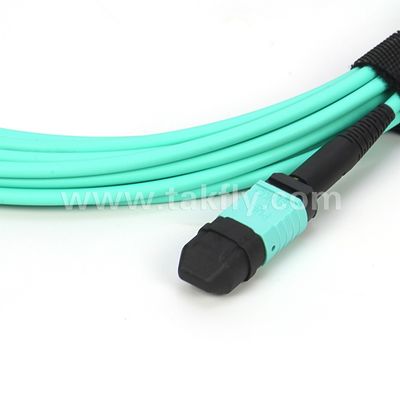Multi Mode Fiber Optic Cable 12/24 Cores Mpo Mtp Om3 for Data Center Application