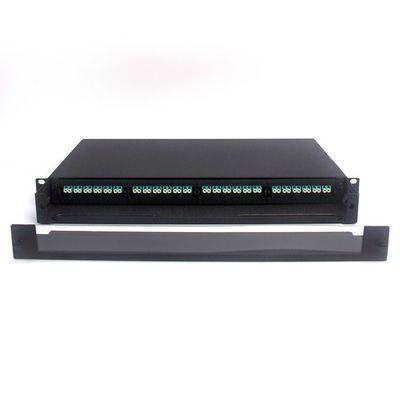 High Density 1U 19 Inch 48 Cores MPO Fiber Optic Patch Panel for Data Center