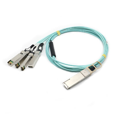 40G QSFP AOC 40G-2X10SFP+ 1M 2M 3M 5M OM2 OM3 Fanout Active Optical Cable For Data Center