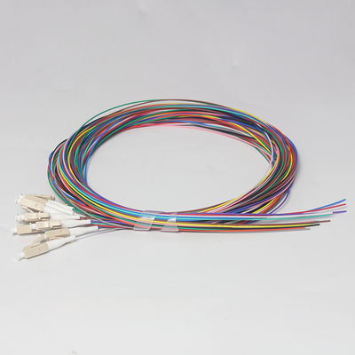 LC/UPC Multimode Fiber Optic Pigtail 12 Color 62.5/125μM OM1