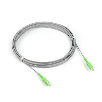 Drop Wire Cable Patch Cord SC APC To SC APC Patch Cords Single Mode FTTH Flat Fiber Optic