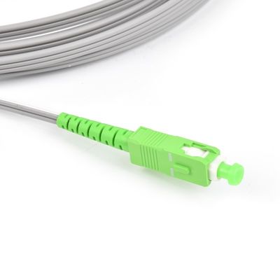 Drop Wire Cable Patch Cord SC APC To SC APC Patch Cords Single Mode FTTH Flat Fiber Optic