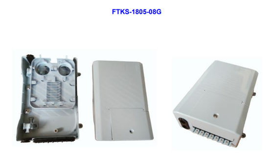 FTTH 8 Port Outdoor ABS+PC NAP Wall Mount Junction Fiber Optic Terminal Box