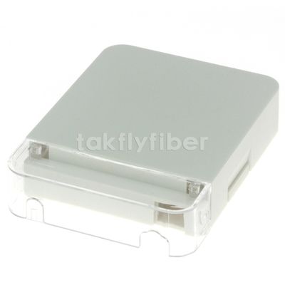 1 Port Fiber Optic Termination Box FTTH Wall Outlet With SC Adapter Pigtail