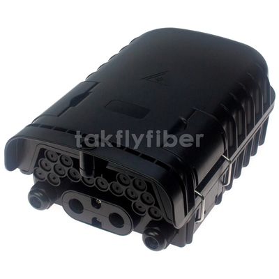 16 Port FTB Fiber Optic Termination Box SC Adapter PLC Splitter For FTTH