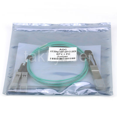 AOC Cable 40G QSFP+ to 2SFP+ 3M-30M 40G to 2*10G Breakout Active Optical Cable for Data Center