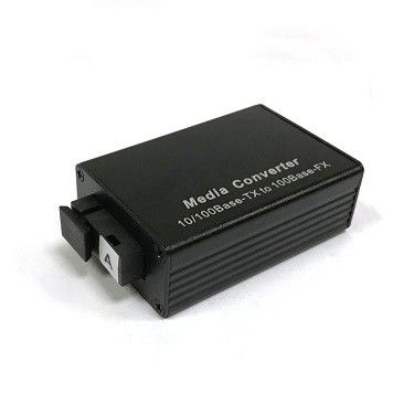 Mini Size 10/100M Singlemode Simpex Fiber Optic Media Converter In Ethernet