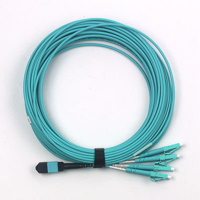 Fiber Optic Patch Cord MTP MPO cable LC OM3 8F 12F 24F 3.0mm LSZH