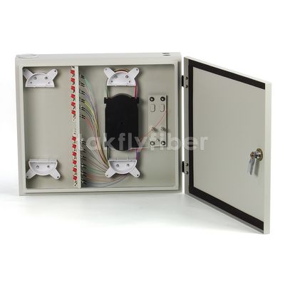 24 FC Port Outdoor Wall Mount Fiber Optic Patch Panel For FTTB FTTX