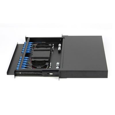12 to 144 Ports 19 Inch Rack Mount Slidable ODF With SC LC Interface