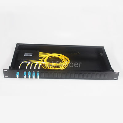 8+1CH CWDM Mux Demux 1U Chassis Coarse Wavelength Division Multiplexing With Express Port
