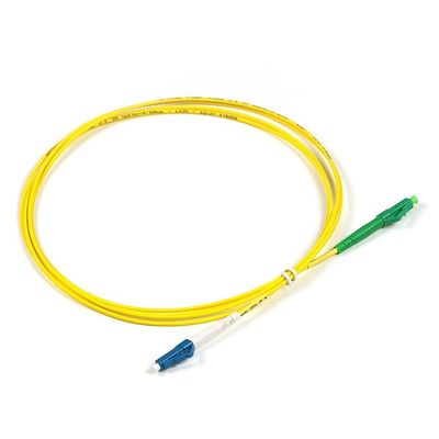 LC UPC To LC APC Fibre Optic Patch Cable SM Simplex G657A1 2.0mm LSZH