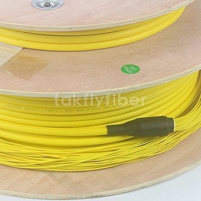 LC UPC 48 Cores Indoor Distribution Cable Single Mode OS2 Pre Terminated