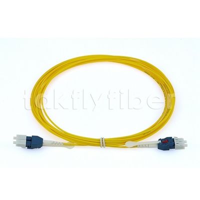 Polarity Rotating 2.0mm LC PC Uniboot Duplex Fiber Optic Patch Cord with G657A1 Fiber for Network