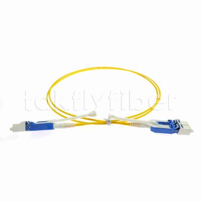Uniboot Duplex Fiber Optic Patchcord 2.0mm Diameter with G657A1 Fiber and LSZH Jacket LC PC Connector