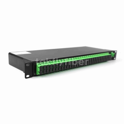 CATV 1x64 Rack Mount PLC Splitter Single Mode G657A With SCAPC Pigtail