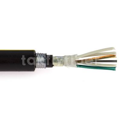 GYTA53 Outdoor Fiber Optic Cable SM G652D For Duct And Direct Buried