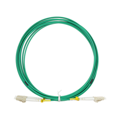 LC UPC Duplex OM3 LSZH Patch Cord Fiber Cable Multimode Green Color