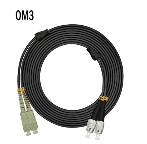Multimode Fiber Optic Patch Cord With Customizable Lengths And Low Insertion Loss Of &lt;0.3dB