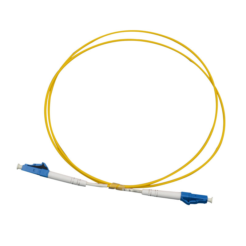 Blue/Beige Fiber Optic Patchcord Polishing Type ≤0.3dB Insertion Loss Fiber Diameter 9/125um