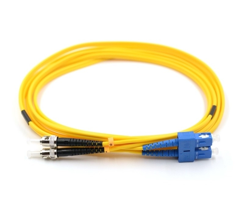 3.0mm Fiber Optic Patchcord With OFNP Cable UPC/APC Polishing Customized Lengths