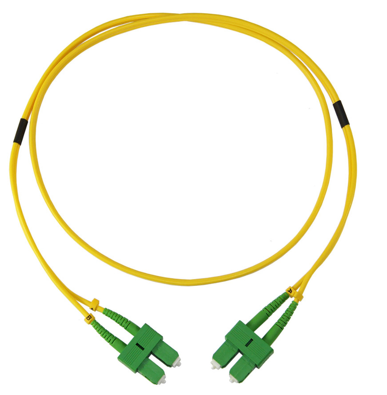 Telecom Grade Fiber Optic Patch Cable With PVC/LSZH Jacket 3.0mm Diameter And Low Insertion Loss