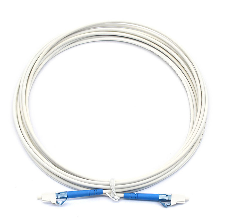 Customized Color Fiber Optic Cable Patchcord with Multimode Mode Type and White Cable