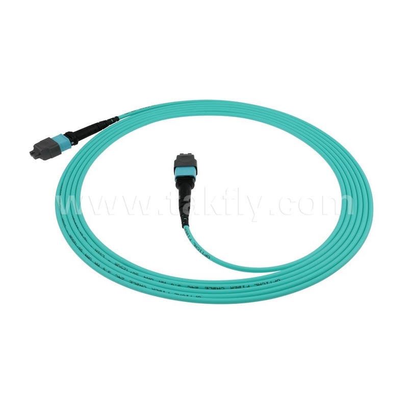 16 Core SM MM MPO MTP Fiber Optic Jumper Cable for Data Center FTTX Customizable