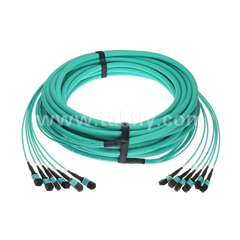 72 Cores SM MM MPO Patch Cord MTP Trunk Cable Jumper For Data Center FTTX