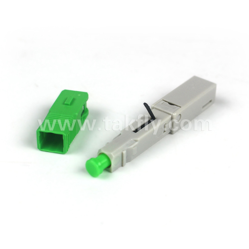 SC/APC Field Installable Fast Connector Embedded-APC for 62.5/125µm OM1 Plastic Fiber Mode