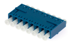 Single Mode and Multimode LC 8 Ways Fiber Optic Adapter for Network