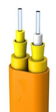 Customizable Cable Length Flat Duplex Optical Cable for Forced Ventilation Level Wiring