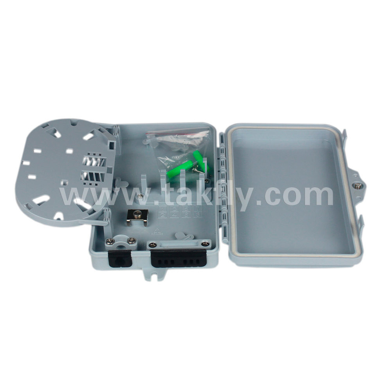 PC ABS Material 6 Core Fiber Optic Termination Box for Fast Fiber Connections