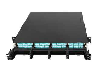 144-Core MPO MTP Cassette Panel with LC Connector Interface and 200mm Depth for High Density Fiber Management