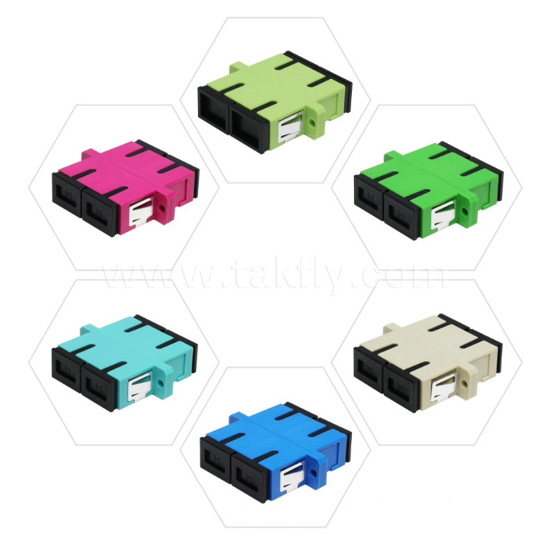 Customizable Fiber Optic Adapter Cable Coupler SC APC/UPC Simplex/Duplex for Data Center FTTH Multicore