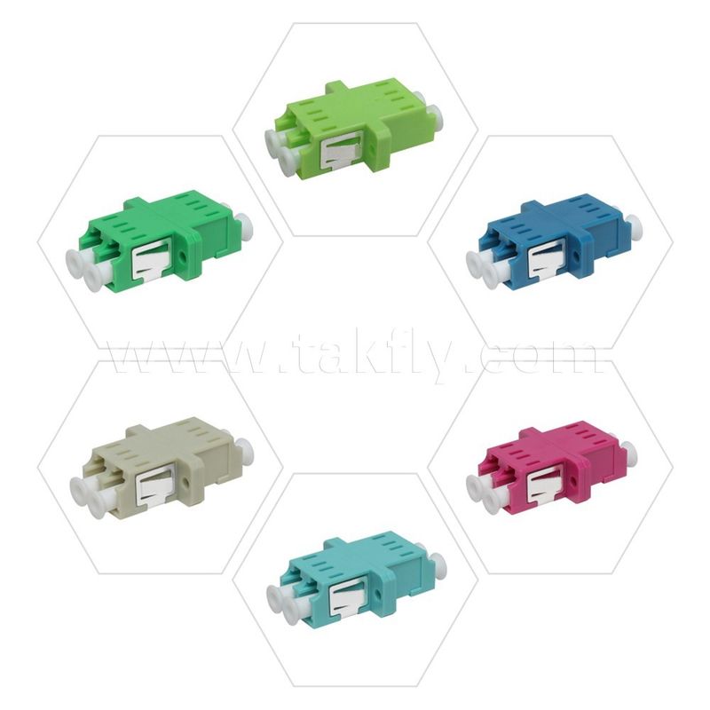 LC Adapter Cable Coupler APC/UPC SM/MM Simplex/Duplex/Quad/6 ways/8 ways Fiber Optic For Data Center FTTH