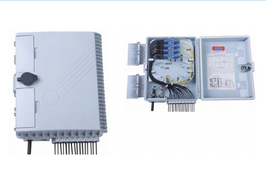 FTKS-1805-16F 16 Ports Fiber Termination Box , FTTx Fiber Cable Termination Box Light Weight